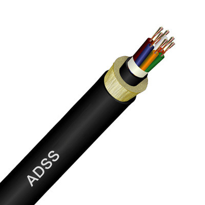 室外架空ADSS电力光纤 非金属耐电痕光缆 60芯100米跨AT护套光缆