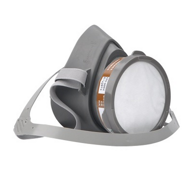 3M3200防毒面具防护口罩喷漆实验防烟防尘面罩工业化工防毒