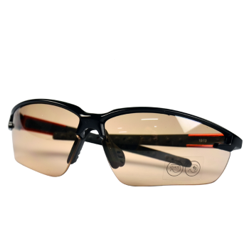 代尔塔 101110 护目镜 橙色渐变色两片式防护眼镜 户外眼镜防紫外线防尘沙防风 男骑行防护眼镜